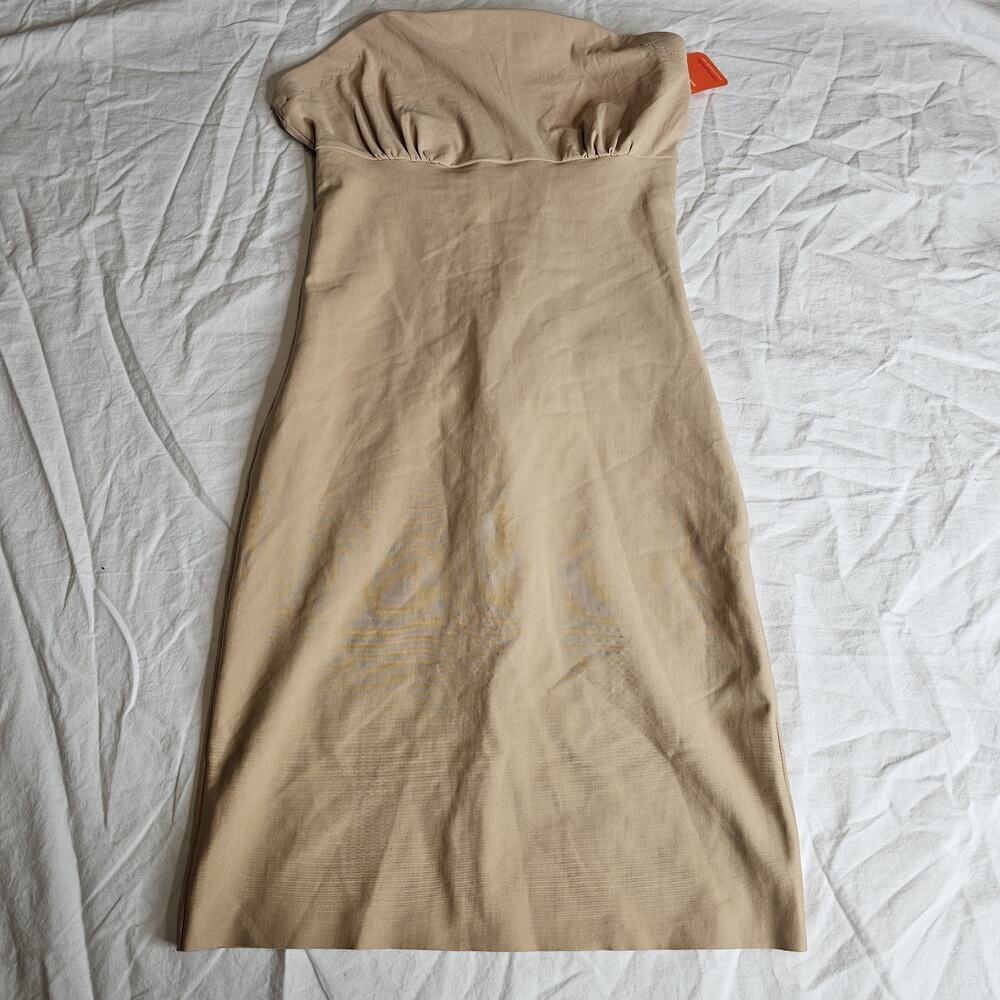 Commando Two-Faced Tech Control Full Slip in Nude Trendy Summer Festival Size M - Picture 2 of 8
